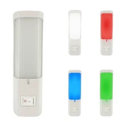 Veilleuse à prise Panda 1W, 30 lm, IP20, 2CCT, ANDY -couleur aléatoire : rose / bleu / vert / rouge