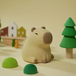 Veilleuse cochon LED integrée RGB 0.5W IP20 H.11,6cm, Seynave Capybara