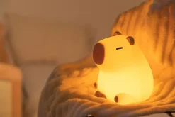 Veilleuse cochon LED integrée RGB 0.5W IP20 H.11,6cm, Seynave Capybara