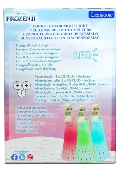 Veilleuse en 3D avec variation de couleurs Elsa Reine des Neiges