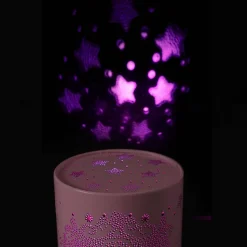 Veilleuse enfant LED Push - métal - H11 cm - Blanc calèche- Atmosphera