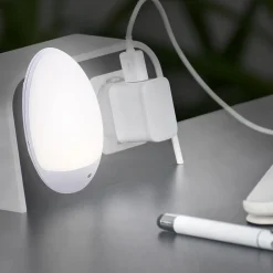 Veilleuse Fadlan LED intégrée blanc neutre IP20 0.6W l.5,1xH.9,6xP.7,6cm GoodHome