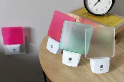 Veilleuse LED Otio IP20 1W rose l.13 x H.20 x P.7 cm