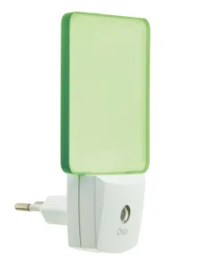 Veilleuse LED Otio IP20 1W vert l.13 x H.20 x P.5 cm