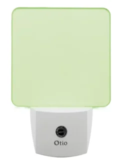Veilleuse LED Otio IP20 1W vert l.13 x H.20 x P.5 cm