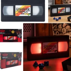 Veilleuse LED USB Stranger Things VHS Netflix sans fil Paladone l.18,7cm x H.9,5cm x P.2,5cm