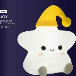 Veilleuse lumineuse avec télécommande Étoile Joy