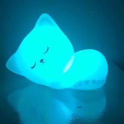 Veilleuse lumineuse avec télécommande Chaton Stella