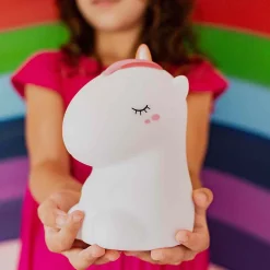 Veilleuse lumineuse avec télécommande Licorne