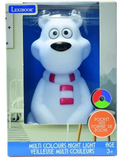 Veilleuse Ours Polaire en 3D avec variation de couleurs