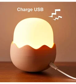 Veilleuse Piou pour enfant tactile en silicone LED