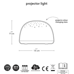 Veilleuse projecteur d'étoiles