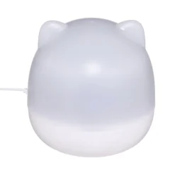 Veilleuse rotative chat - Blanc