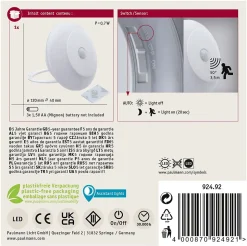 Veilleuse Viby Détecteur de mouvement rond 3000K 40lm