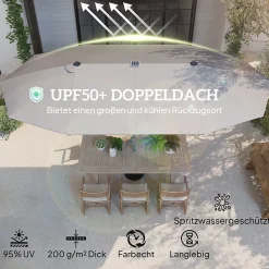 Ventilateur de plafond 55 cm style bohème avec lumière et télécommande, 6 vitesses