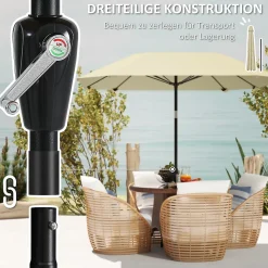 Ventilateur de plafond 107 cm avec lumière LED 22W, télécommande 6 vitesses, blanc, idéal pour chambre et salon