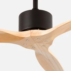 Ventilateur de Plafond 3 Pales Noir 55W 6 Vitesses Nebraska Dayron