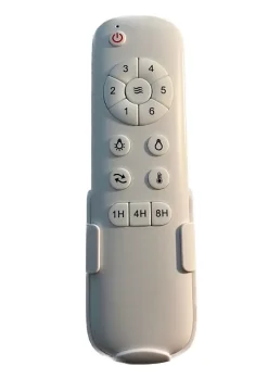 VENTILATEUR DE PLAFOND A PALES BLANC SAMARAT AVEC LED ET THERMOSTAT GARANTIE A VIE