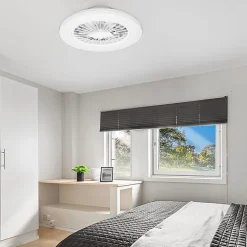 Ventilateur de plafond avec éclairage Led + télécommande