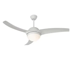 Ventilateur de plafond blanc avec télécommande - Bora