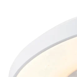 Ventilateur de plafond blanc avec effet étoile à intensité variable - Climo