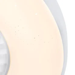 Ventilateur de plafond blanc avec effet étoile à intensité variable - Climo