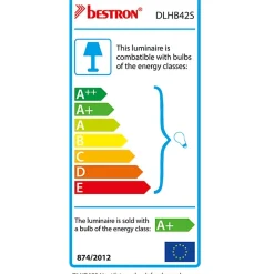 Ventilateur de plafond 102cm + lumière Bestron DLHB42S