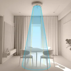 Ventilateur de plafond de plafond avec lumière blanche