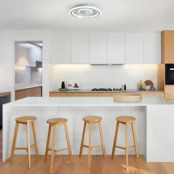 Ventilateur de plafond de plafond avec lumière blanche