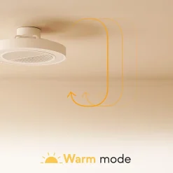Ventilateur de plafond de plafond avec lumière blanche