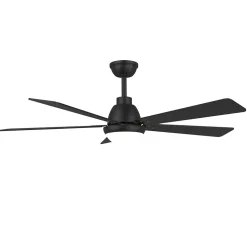 Ventilateur de plafond dimmable noir 132 cm éclairage LED et CCT - Cosmo