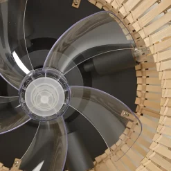 Ventilateur de plafond effet bois Fortaleza Ø50 IP20 E27 20W Corep