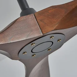 Ventilateur de Plafond Grande Taille 223 cm Silencieux avec ou sans Lumiere - EXQUIO, A-sans ampoule