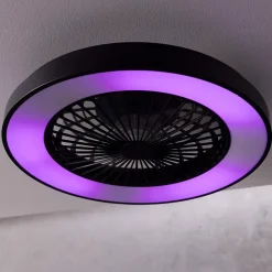 Ventilateur de plafond Mazzaro LED RGB Ø48,5 IP20 E27 40W 4700lm Brilliant