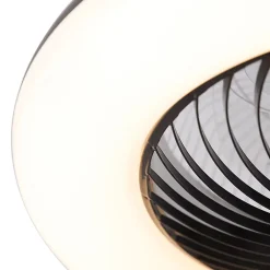 Ventilateur de plafond noir avec LED et télécommande - Clima