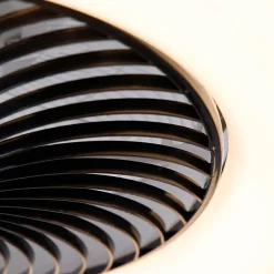 Ventilateur de plafond noir avec LED et télécommande - Clima