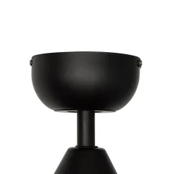 Ventilateur de plafond noir 86,7 cm avec LED à intensité variable et télécommande - Yuki