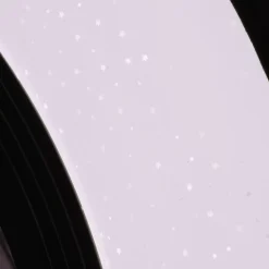 Ventilateur de plafond noir avec effet étoilé 47cm LED incluse dimmable avec télécommande - Emily