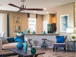 Ventilateur de plafond pales 132 cm avec Wifi Réversible Hypersilence