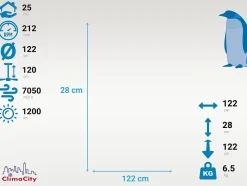 Ventilateur de plafond pales 122 cm avec LED et Wifi Réversible Hypersilence