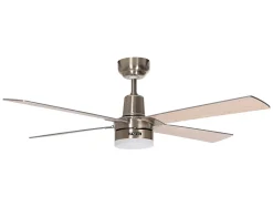 Ventilateur de plafond pales 122 cm avec LED et Wifi Réversible Hypersilence