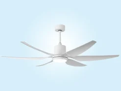 Ventilateur de plafond pales 167 cm avec LED et Wifi Réversible Hypersilence