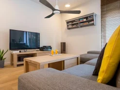 Ventilateur de plafond Réversible Thermostat Wifi Moteur à courant continu Toits en pente Télécommande Hypersilence Mémoire Shopi