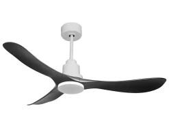 Ventilateur de plafond Réversible Thermostat Pays vendable Wifi Moteur à courant continu Toits en pente Télécommande Hypersilence