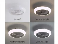 Ventilateur Lampe LED avec grille