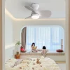 Ventilateur plafond 23 pouces, 3 pales ABS, moteur DC réversible, télécommande, LED 18W