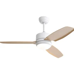 Ventilateur plafond 46 pouces, 3 pales ABS, moteur DC 6 vitesses, télécommande chambre