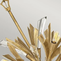 Vida Hinkley Fredrick Ramond Petit pendentif à 13 ampoules Or bruni