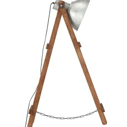 vidaXL Lampadaire 3 pcs Lampe sur Pied Eclairage Luminaire Salon Chambre à Coucher Couloir Maison Intérieur Argenté E27 Bois 32059