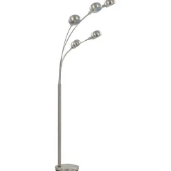 vidaXL Lampadaire Lampe sur Pied Lampe de Sol Lampe à Arc Lumière Eclairage Salon Chambre à Coucher Maison Intérieur 200 cm 282417